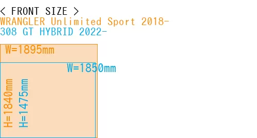 #WRANGLER Unlimited Sport 2018- + 308 GT HYBRID 2022-